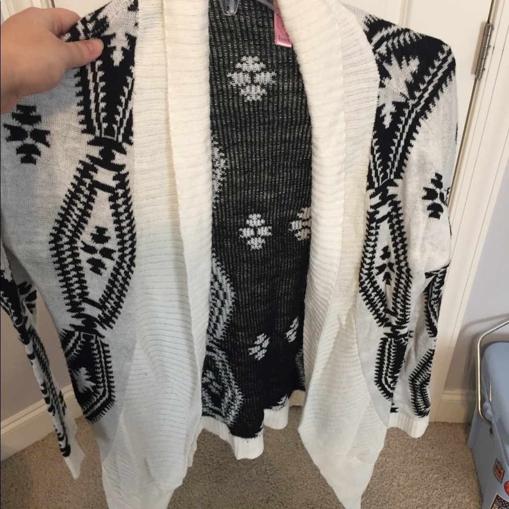 Printed cardigan